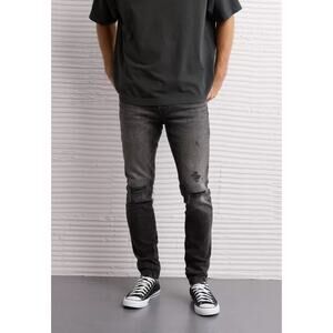 American Eagle Men’s AirFlex+ Athletic Fit Jeans Black 30x30 Edgy Street Skater